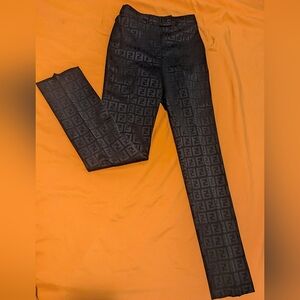 Fendi High-Waisted Stretch Pants